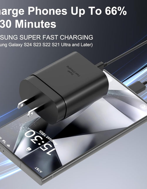 Load image into Gallery viewer, Samsung USB-C Super Fast Charging Power Adapter,25W PD Charger Block for Samsung Galaxy S23 Ultra/S23/S23+/S22/S22 Ultra/S22+/Note 20/S20/S21/S10, Galaxy Tab S7/S8(2 Pack)
