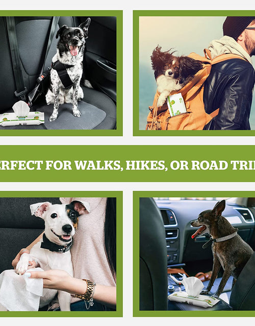 Load image into Gallery viewer, Pogi'S Grooming Wipes - Hypoallergenic Pet Wipes for Dogs &amp; Cats - Plant-Based, Earth-Friendly, Deodorizing Dog Wipes
