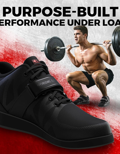 Load image into Gallery viewer, Powerlifting Shoes for Heavy Weightlifting - Men'S Squat Shoe - MEGIN
