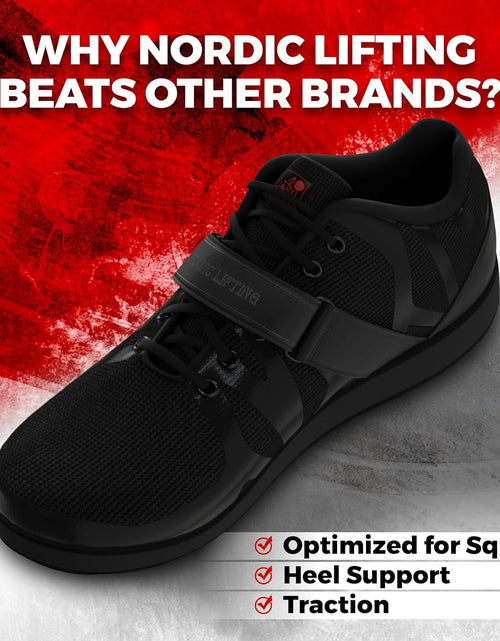 Load image into Gallery viewer, Powerlifting Shoes for Heavy Weightlifting - Men'S Squat Shoe - MEGIN
