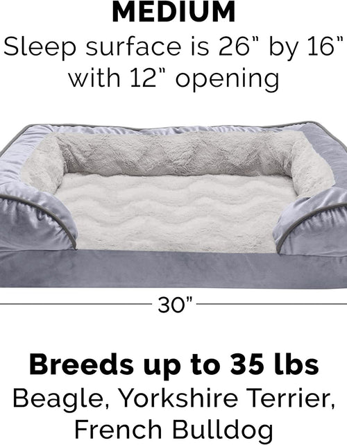 Load image into Gallery viewer, Orthopedic, Cooling Gel, and Memory Foam Pet Beds for Small, Medium, and Large Dogs and Cats - Luxe Perfect Comfort Sofa Dog Bed, Performance Linen Sofa Dog Bed, and More
