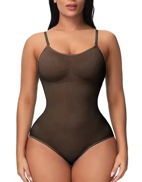 Load image into Gallery viewer, 1 Piece Solid Seamless Brief Shaping Shapewear Bodysuit, Tummy Control Butt Lifting Slimmer Body Shaper, Women'S Underwear
